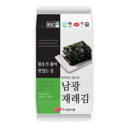 본사직영 남광김 바삭바삭 밥도둑 남광재래김 72봉 (주)남광식품